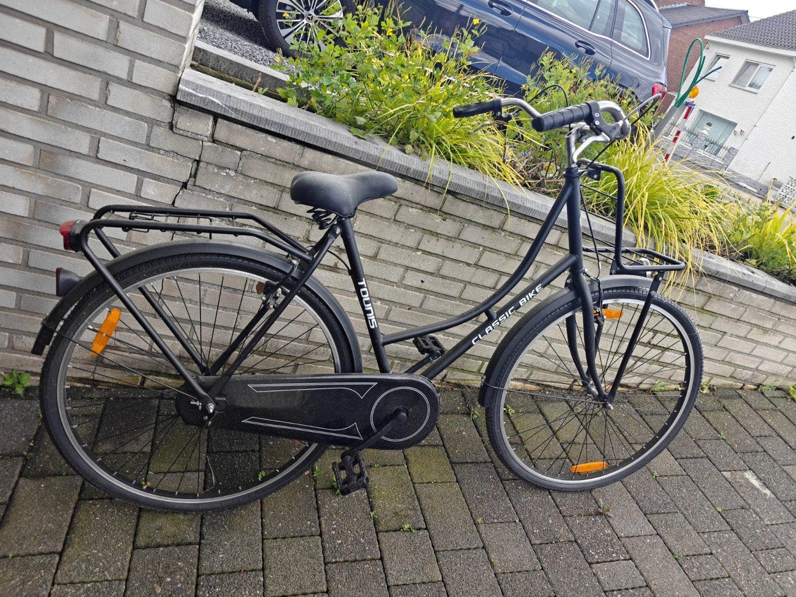 damesfiets, Ophalen