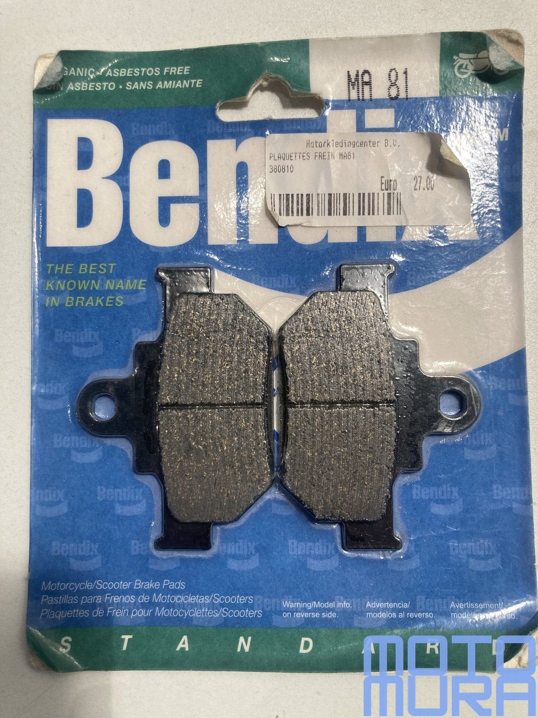Bendix MA 81 jeu de plaquettes de frein Suzuki RM125 250 DR6, Motos, Neuf, -, -, -