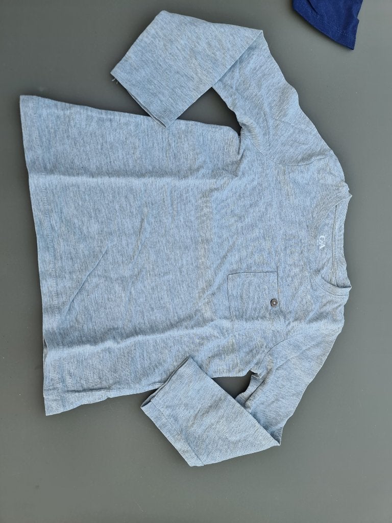 grijs T-shirt, longsleeve, CA, 116, Kinderen en Baby's, Kinderkleding | Maat 116, Ophalen, Zo goed als nieuw