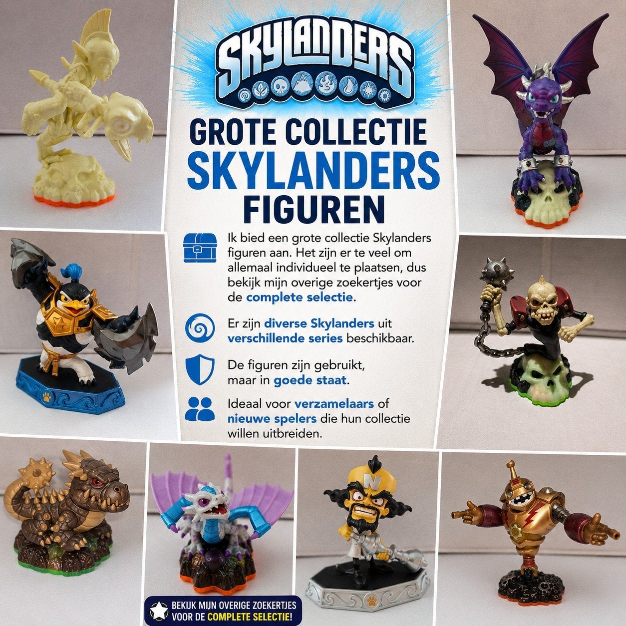 Grote collectie Skylanders, Games en Spelcomputers, Games | Overige, Ophalen of Verzenden