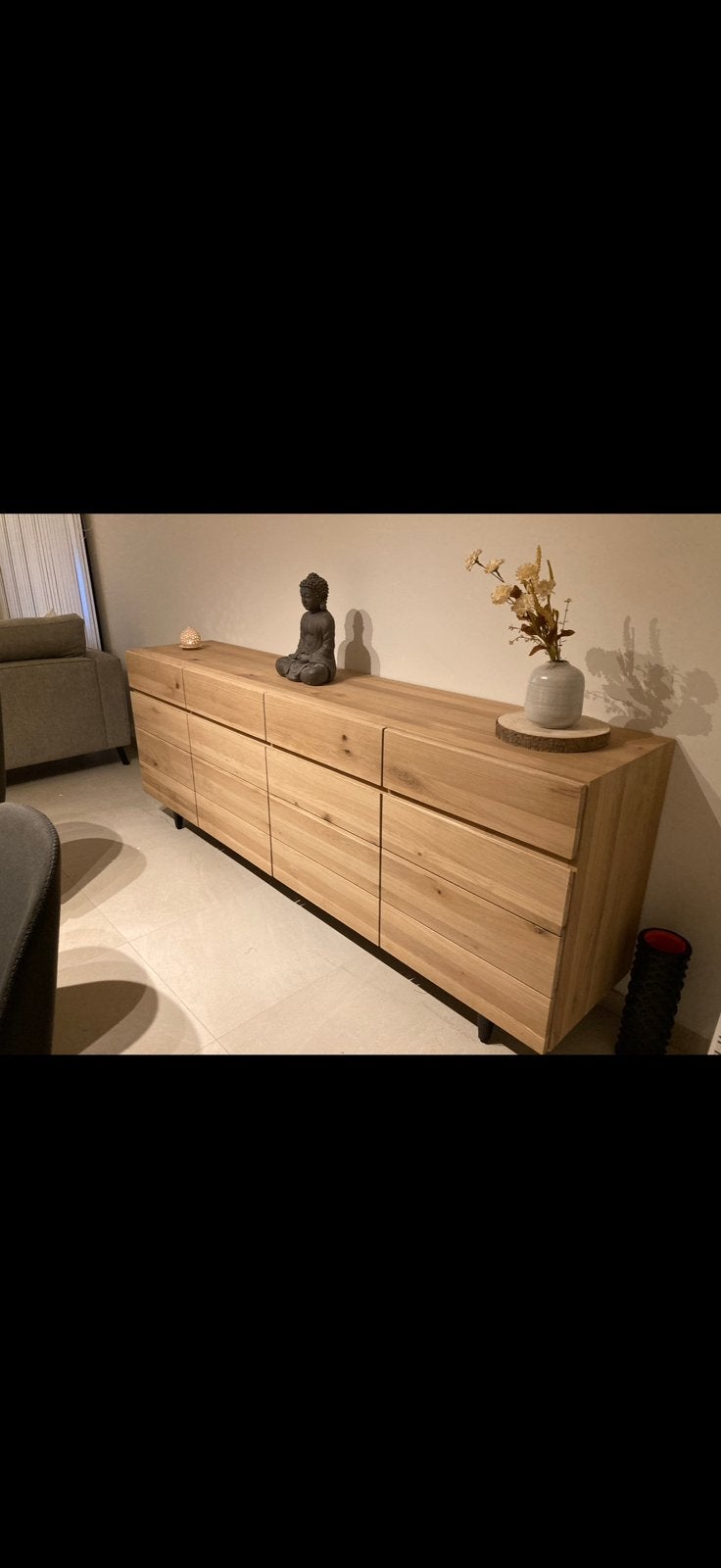 Buffet en chene massif, Maison & Meubles, Armoires | Buffets, Enlèvement, Comme neuf, Chêne