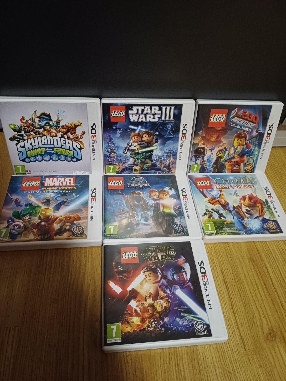 lot 7 jeux 3 DS, Consoles de jeu & Jeux vidéo, Enlèvement ou Envoi, Comme neuf