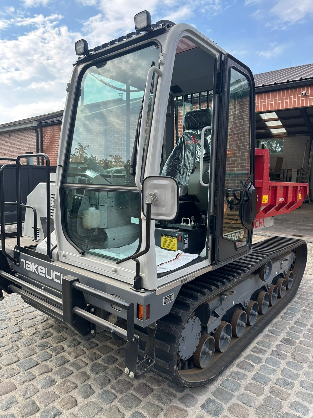 Takeuchi TCR 50-2 Dumper chenilles, Ophalen, Dumper