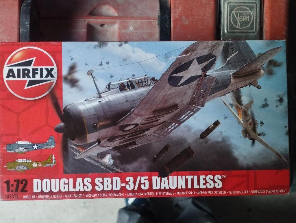 Douglas SBD-3/5 Dauntless Airfix No. A02022, Overige merken, 1:72 tot 1:144, Nieuw, Ophalen of Verzenden