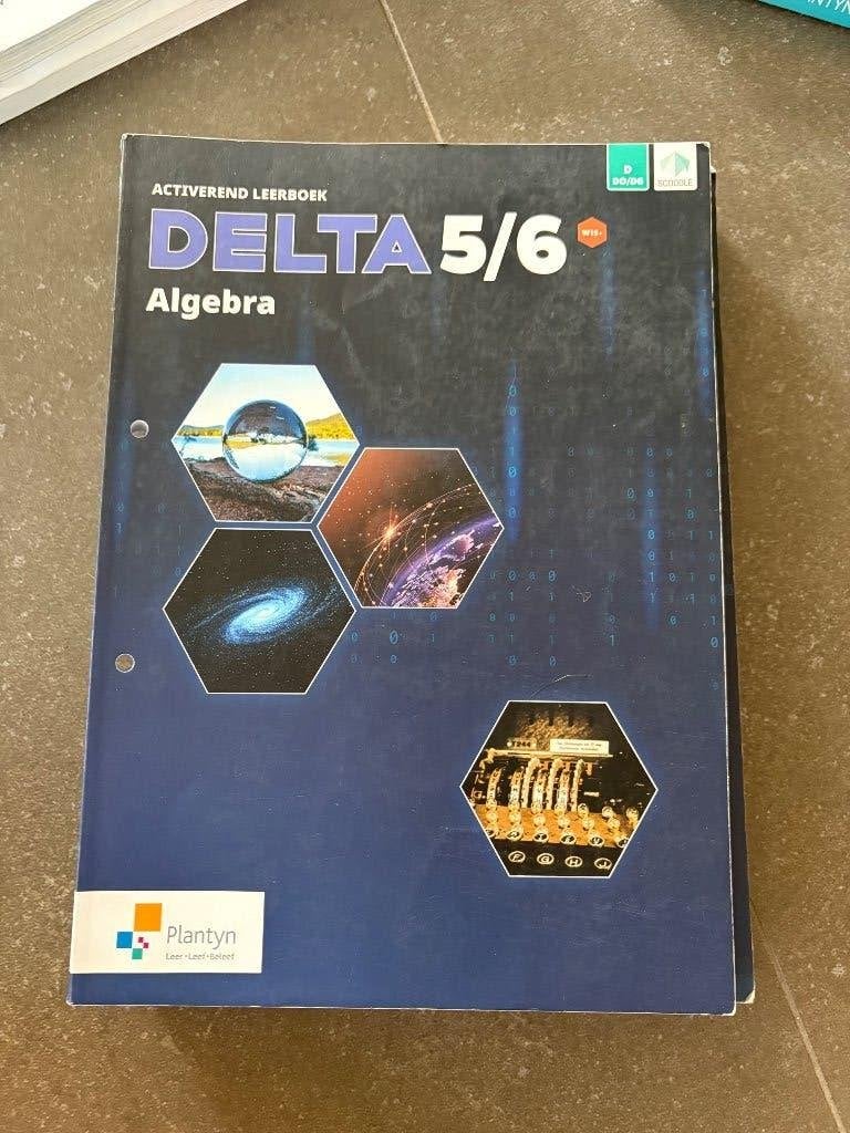 Delta 5/6 activerend leerboek wiskunde, Boeken, ASO, Wiskunde A, Plantyn, Ophalen of Verzenden