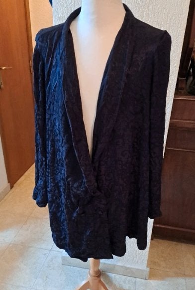 Asos donkerblauwe vest - 50, Enlèvement ou Envoi, Comme neuf, Veste ou Veston, Bleu