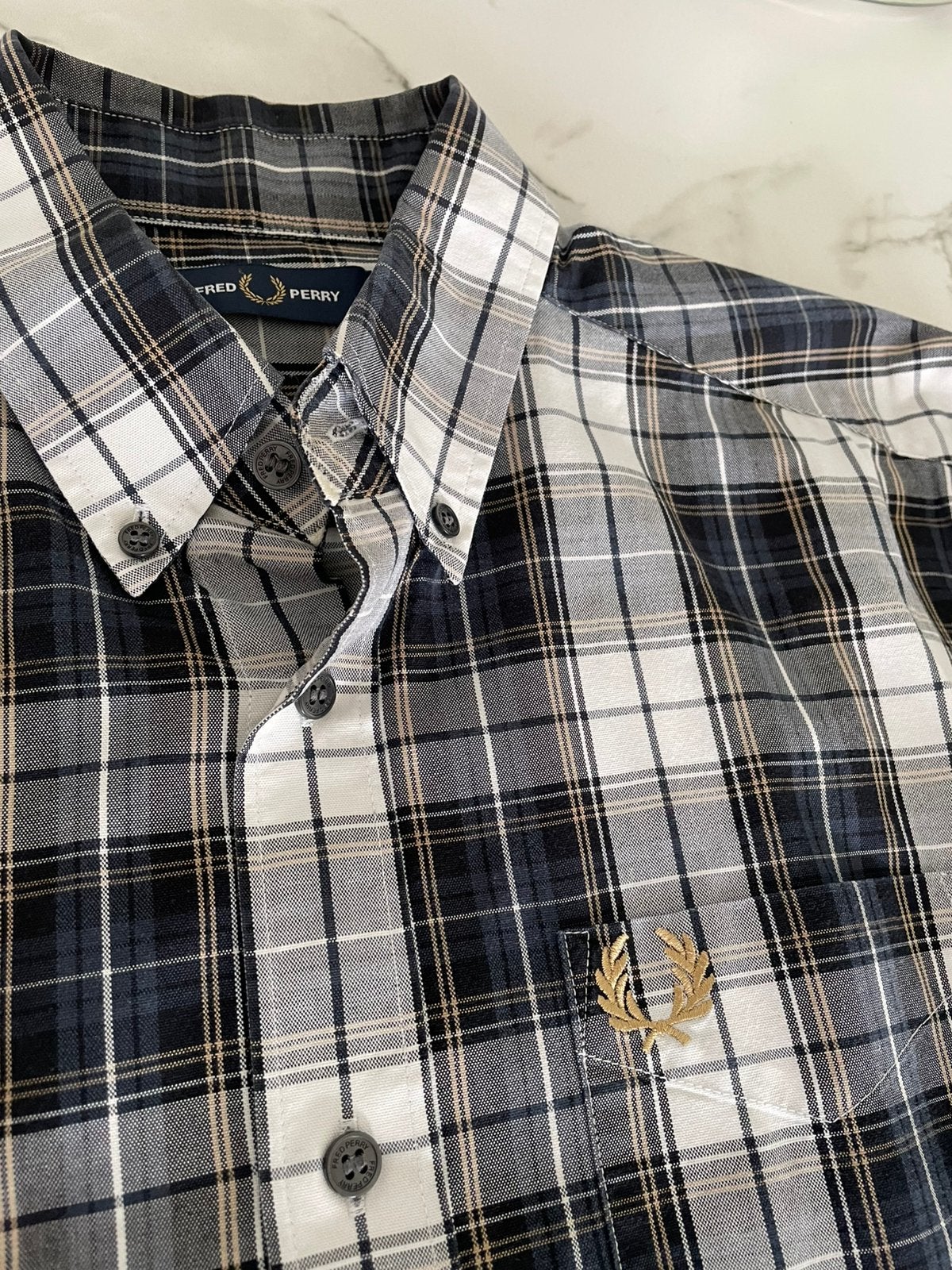 Chemise Fred Perry pour homme taille M, Vêtements | Hommes, Chemises, Enlèvement ou Envoi, Comme neuf, Vert, Tour de cou 39/40 (M)