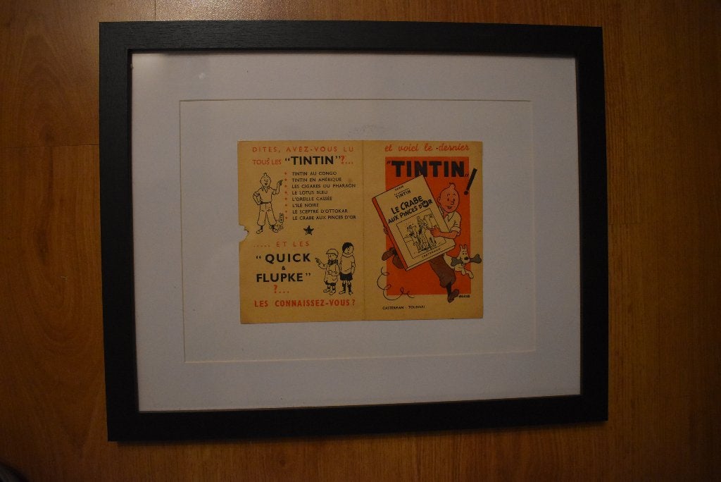 Tintin 1941 Le Crabe aux pinces d'or RARE, Livres, Enlèvement ou Envoi, Une BD, Utilisé, HERGE