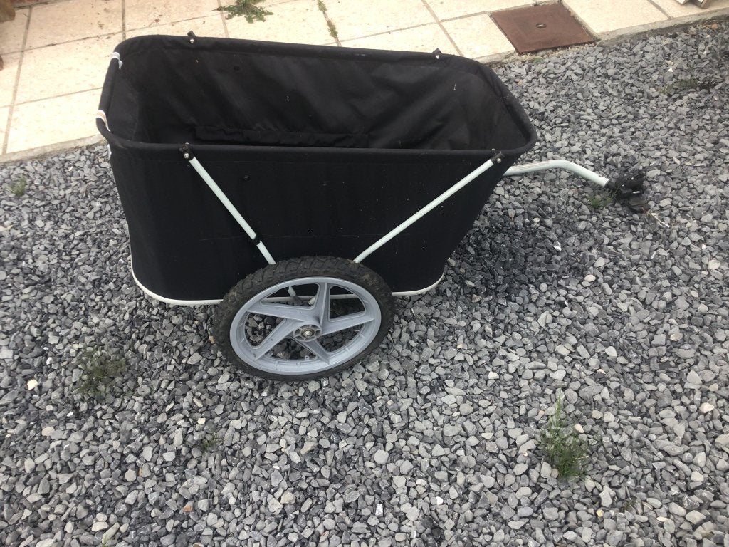 Karretje voor fiets, Ophalen, Gebruikt