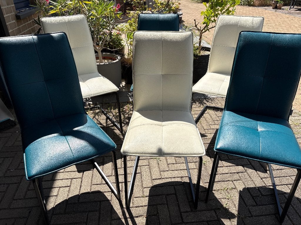 6 stoelen xooon, Ophalen, Gebruikt, Overige kleuren, Modern