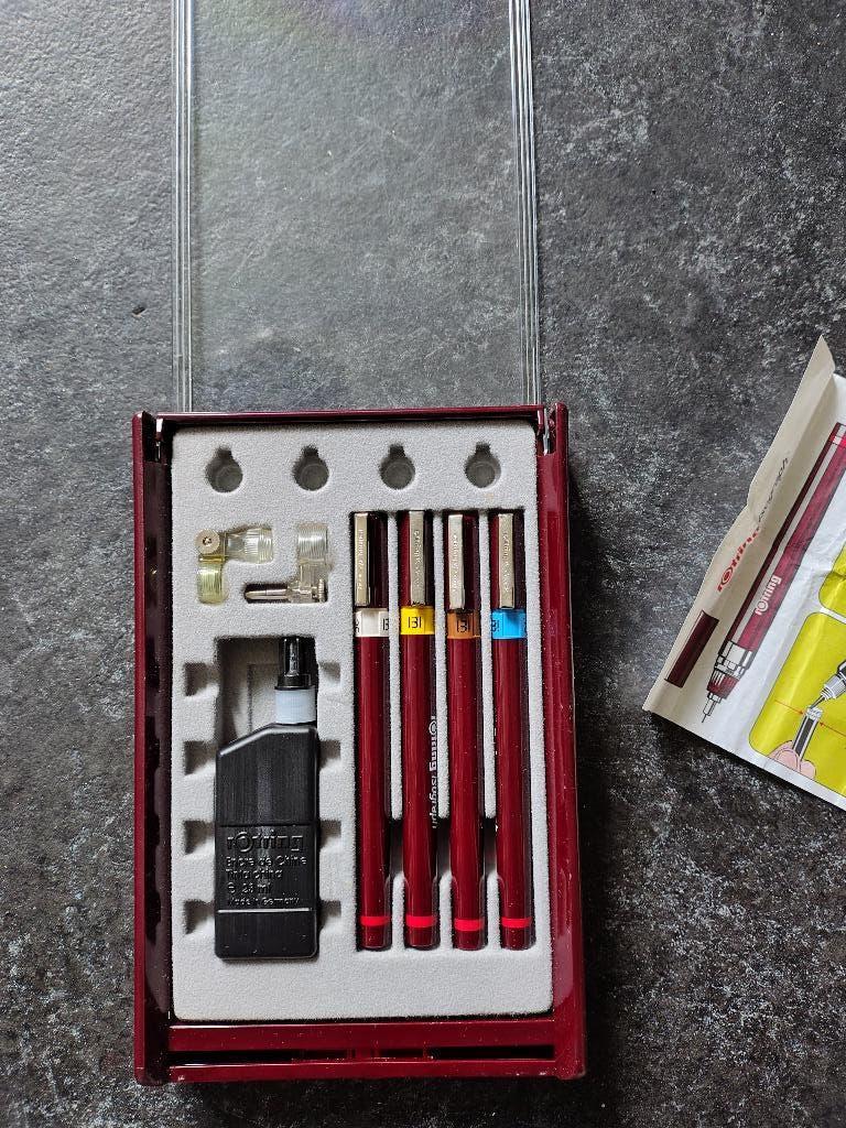 Tekenpennen Rotring, Ophalen, Zo goed als nieuw
