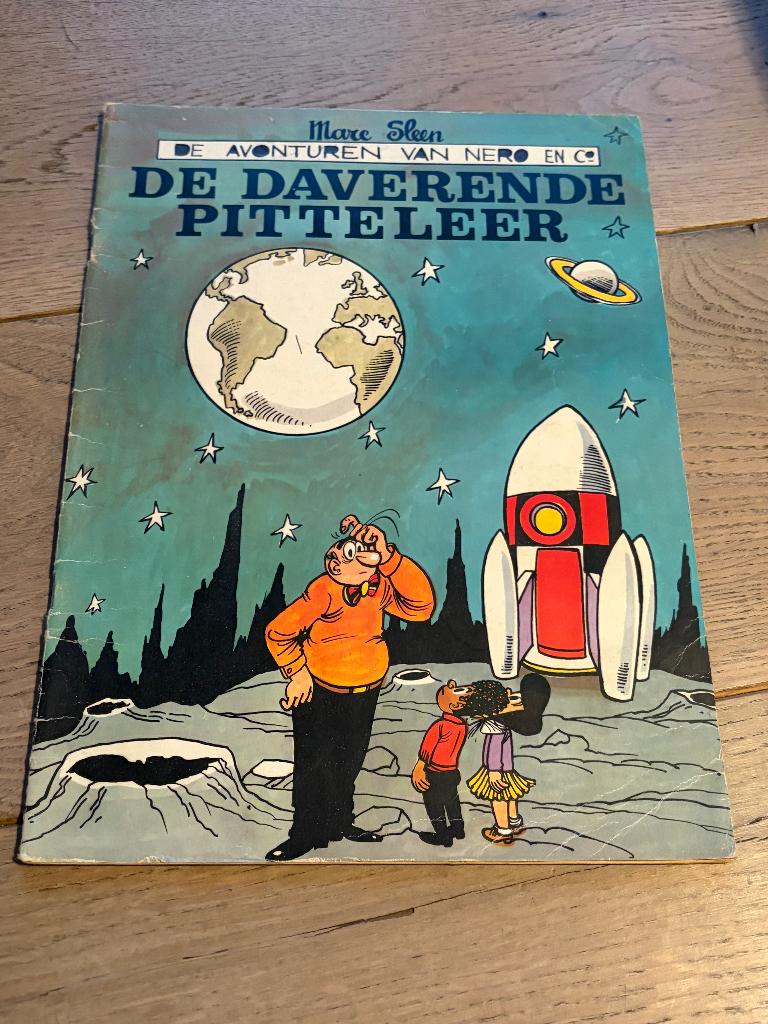 Nero en Co - De daverende pitteleer, Eén stripboek, Ophalen of Verzenden, Gelezen, Marc Sleen