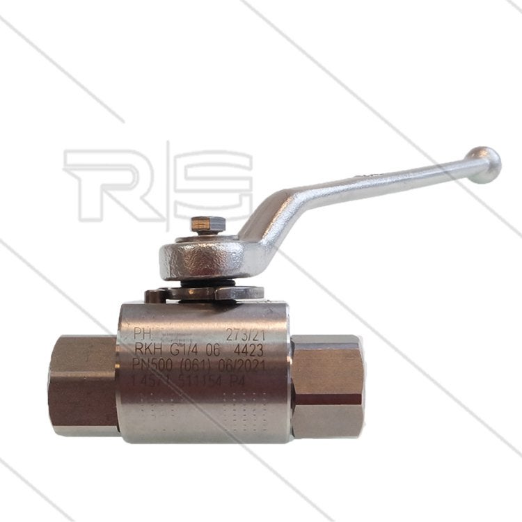 RVS316 Kogelkraan 1 inch 400 Bar Bi-Draad, Verzenden