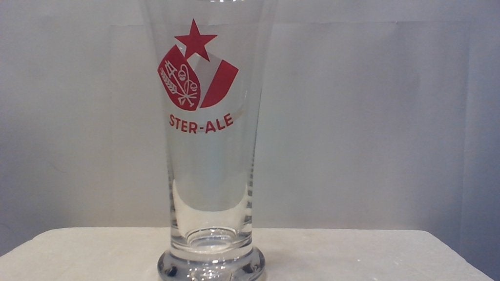 Ster Ale model fluitje en Ster Ale op voet witte letters, Verzamelen, Ophalen of Verzenden, Zo goed als nieuw, Glas of Glazen