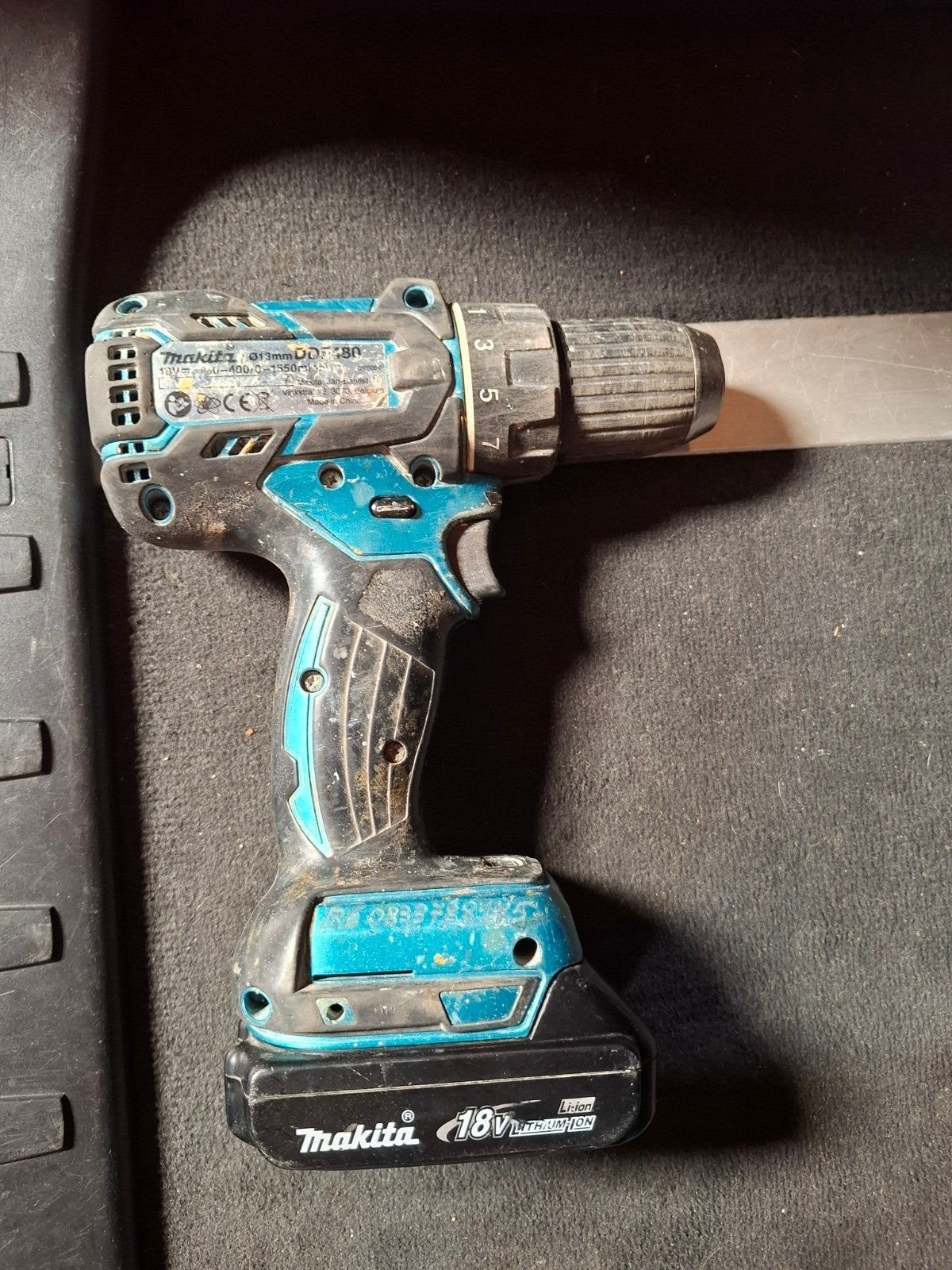 Makita boormachine, Ophalen, Boormachine