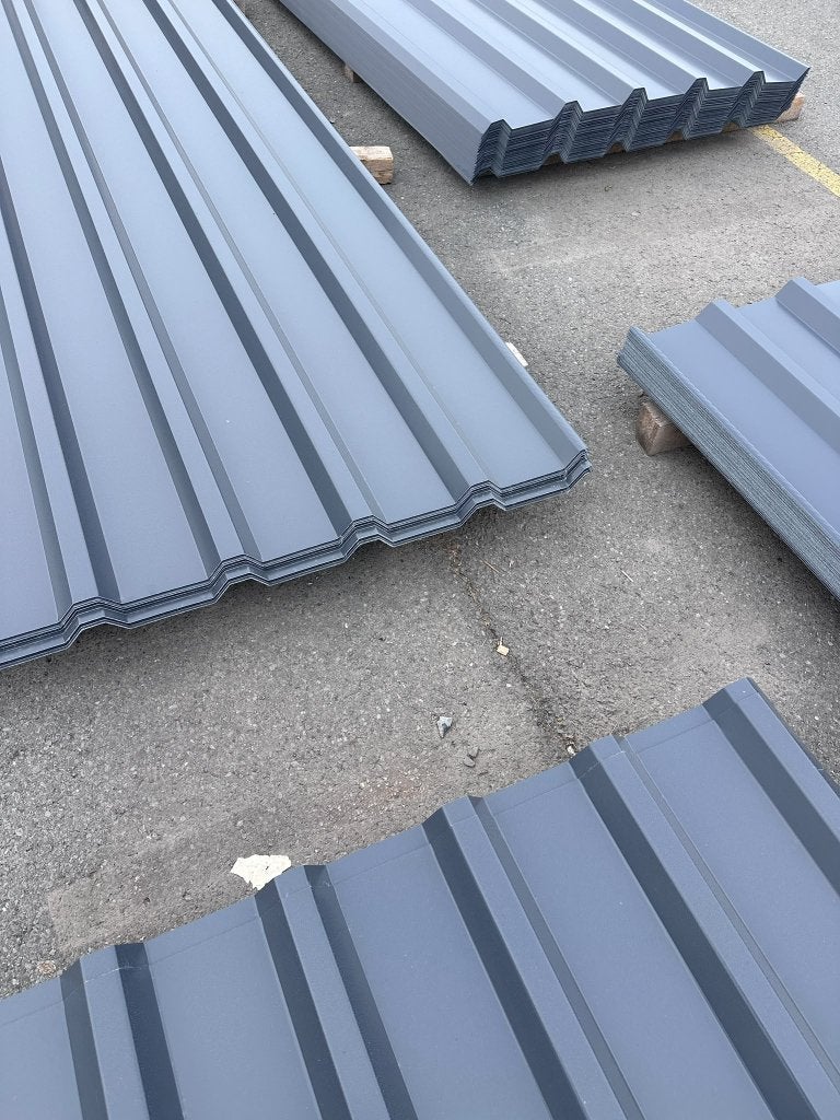 Tôles profilées acier, Neuf, Gris, Enlèvement ou Envoi, Tôle ondulée