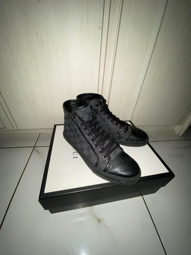 Chausse montante gucci noir taille 43, Enlèvement, Comme neuf, Noir