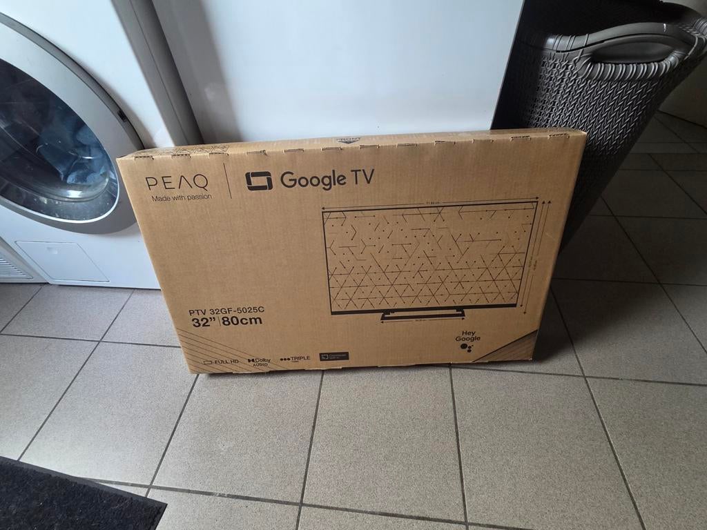 PEAQ - Google Tv, Ophalen, Nieuw, Full HD (1080p), Overige merken