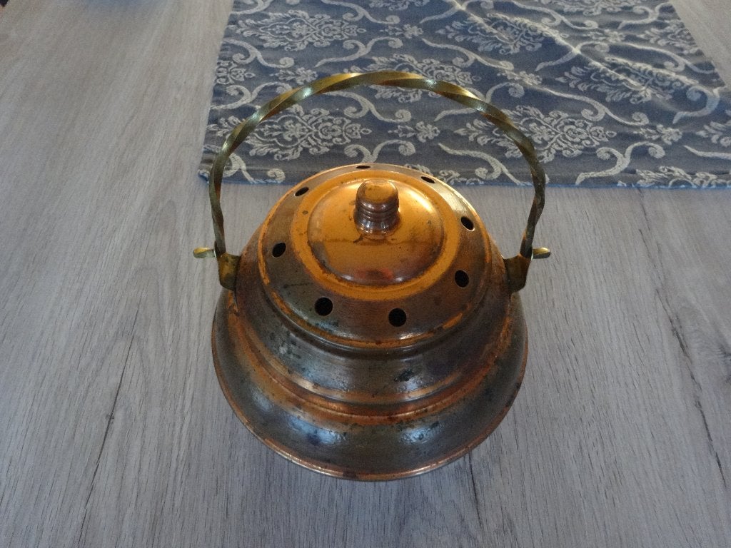 vintage koperen pot, Antiek en Kunst, Ophalen, Koper