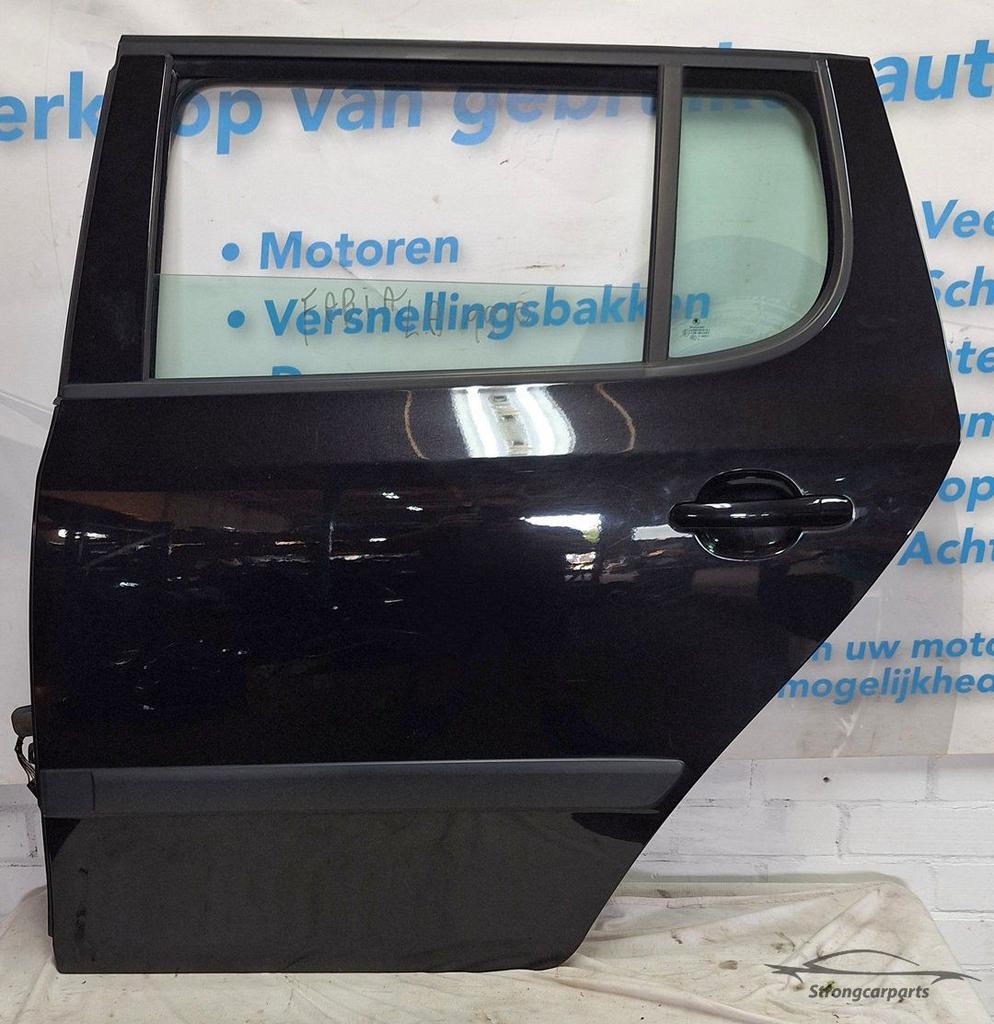 Deur Portier Skoda Fabia II Hatchbak links achter compleet., -, Utilisé, Skoda, Porte