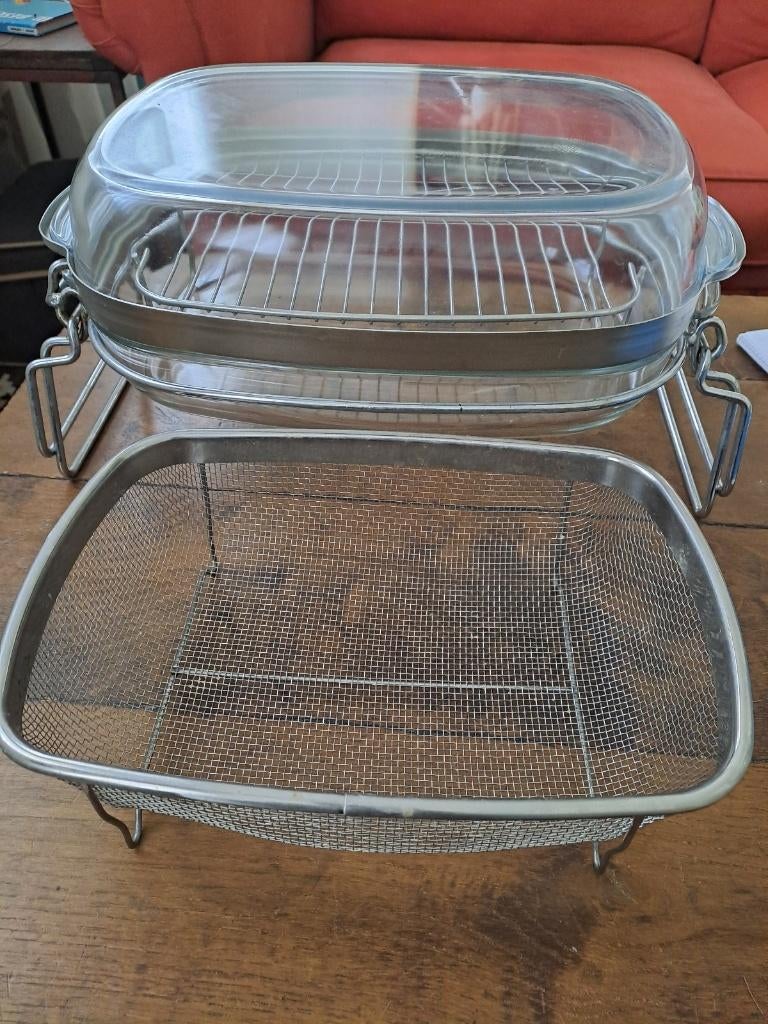 Omnicuiseur: grote braadpan voor 10 personen, Minder dan 45 cm, Ophalen of Verzenden, Zo goed als nieuw, Oven met grill
