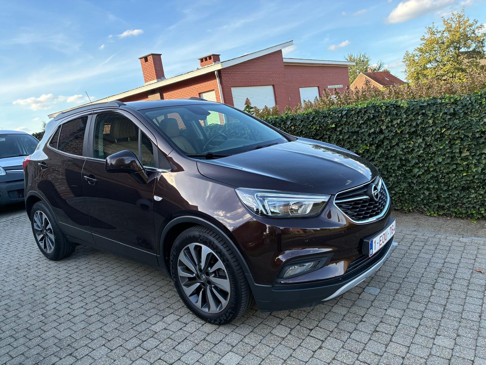 Opel Mokka X Turbo, Auto's, Voorwielaandrijving, Euro 6, Bruin, Leder