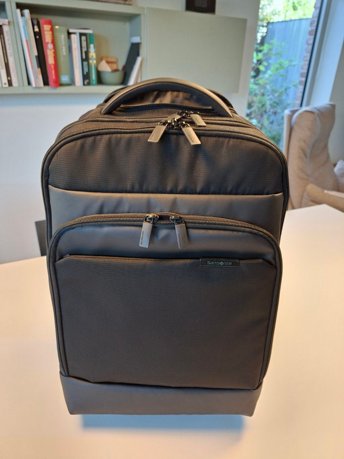 Samsonite business trolley zwart, Ophalen, Uitschuifbare handgreep, Minder dan 50 cm, Zo goed als nieuw