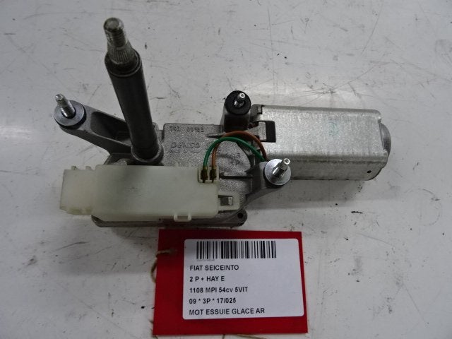 MOTEUR ESSUIE-GLACE ARRIÈRE Fiat Seicento (187) (TGL260), Utilisé, Fiat
