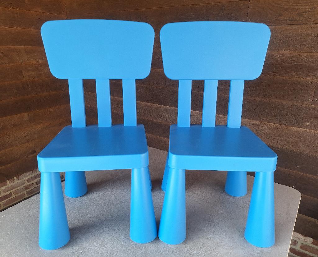 2 blauwe Mammut kinderstoelen, Ophalen, Gebruikt, Overige typen