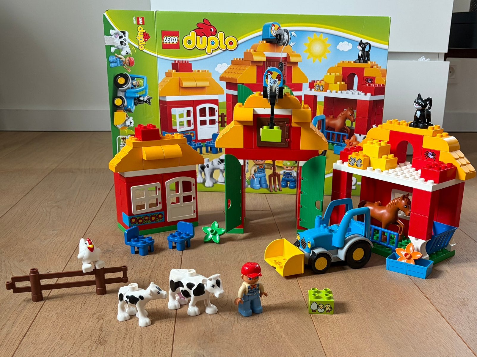 LEGO duplo grote boerderij set 10525, Ophalen of Verzenden, Zo goed als nieuw, Duplo