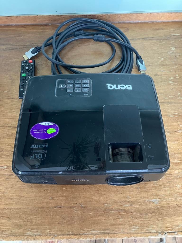 Benq ms521p + HDMI kabel, Audio, Tv en Foto, Beamers, Ophalen, Gebruikt