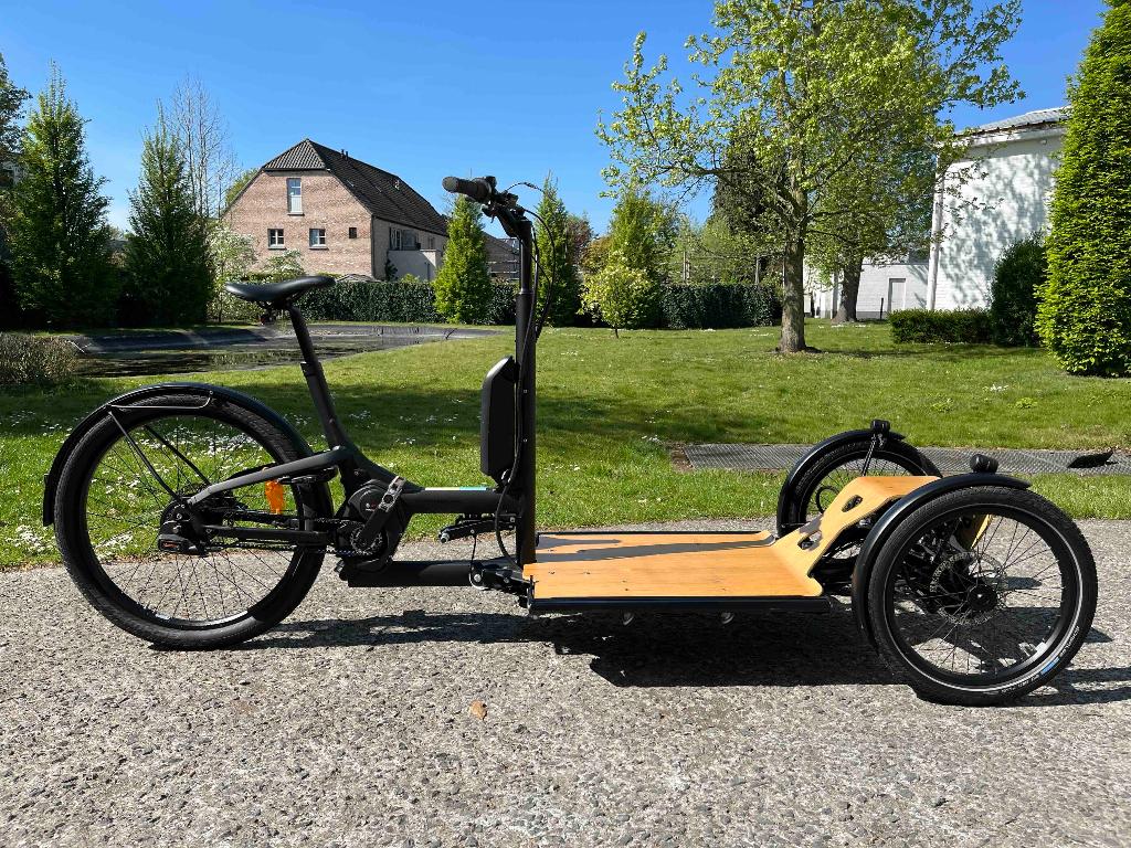 Electrische Bakfiets tilt-driewieler HNF Nicolai, Goederen, Elektrisch, Zo goed als nieuw, Schijfrem