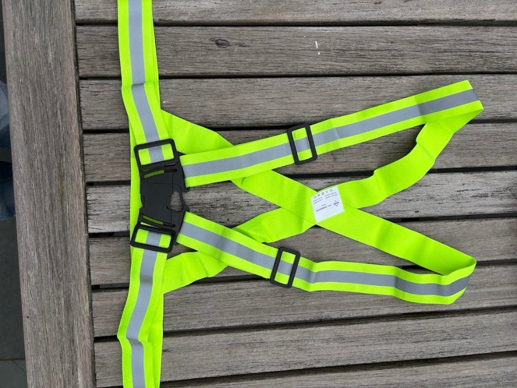 Nieuwe reflecterende gordel, Fietsen en Brommers, Fietsaccessoires | Fietskleding, Nieuw, Ophalen of Verzenden, Bovenkleding, Overige maten