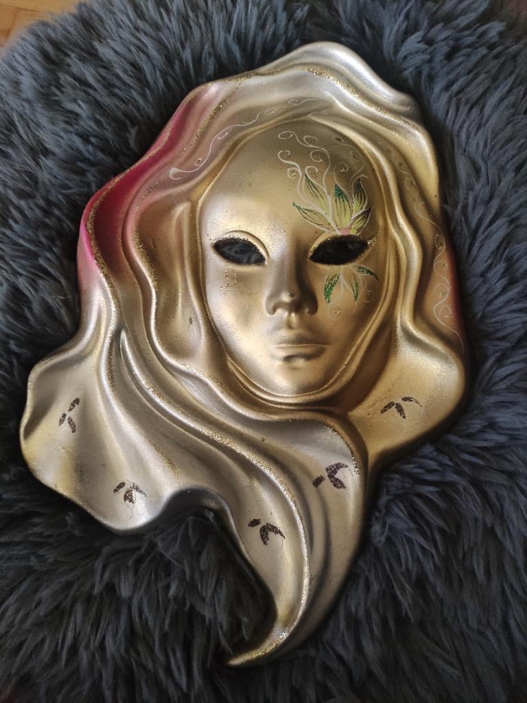 Masque vénitien céramique, Antiquités & Art, Enlèvement