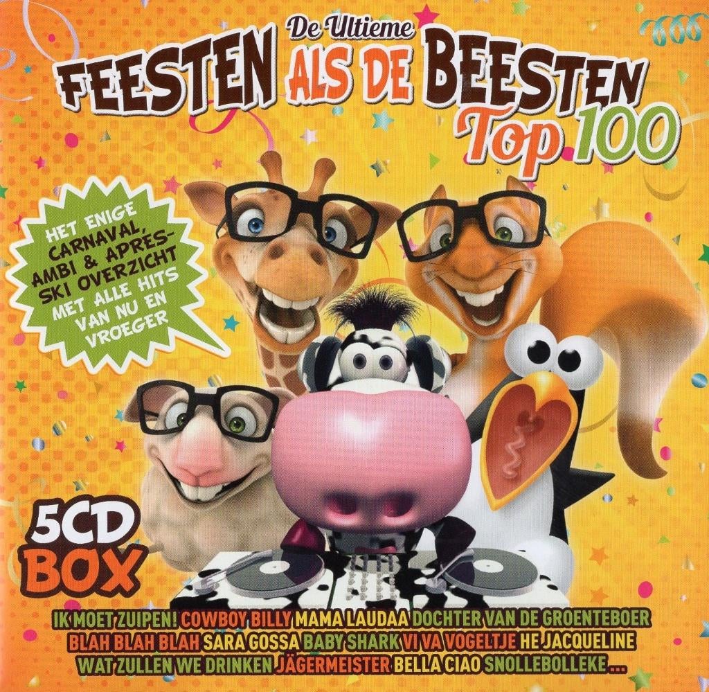 CD De Ultieme Feesten als de beesten, Cd's en Dvd's, Ophalen, Zo goed als nieuw