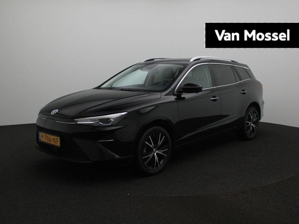 MG 5 Standard Range Luxury 50 kWh | Leder | Navi | 360 Camer, Auto's, MG, Gebruikt, 310 km, Parkeersensor, Zwart