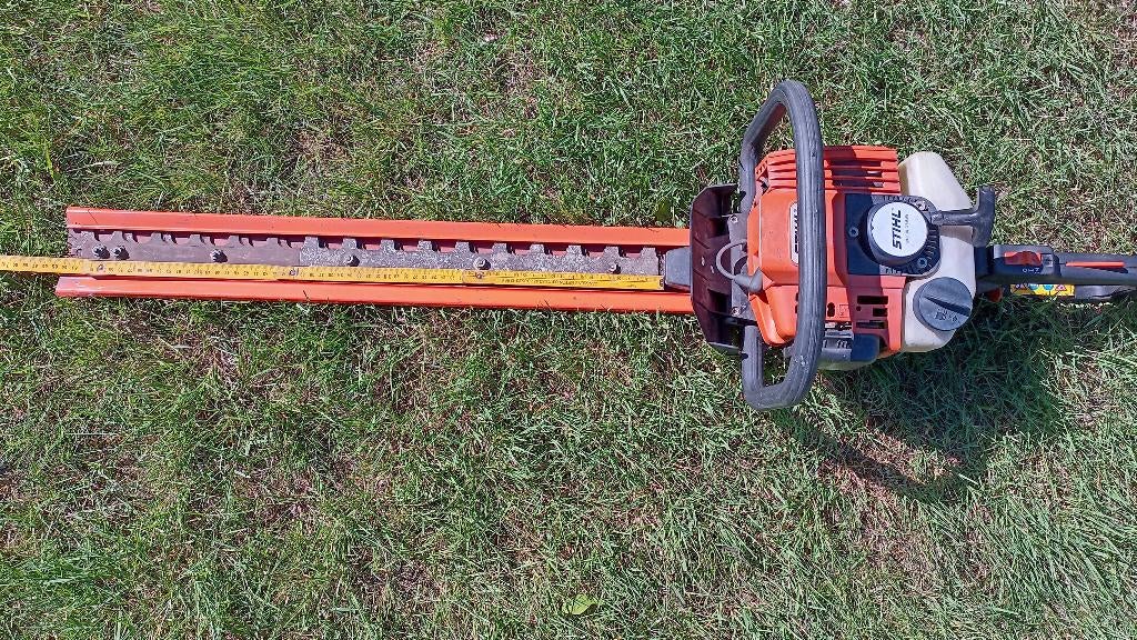 Heggeschaar Stihl benzine HS 80, Tuin en Terras, Ophalen of Verzenden, Zo goed als nieuw, Benzine