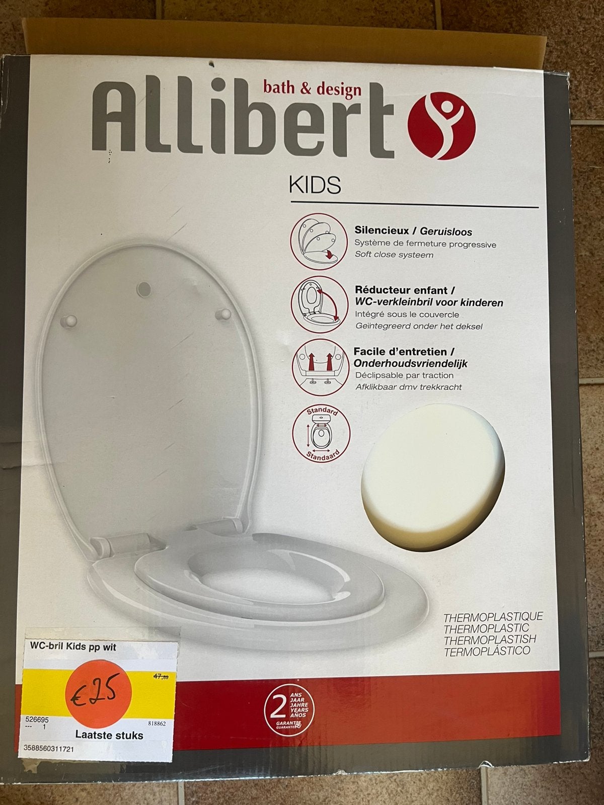 Wc bril met verkleinstuk, Bricolage & Construction, Sanitaire, Enlèvement, Neuf, Toilettes