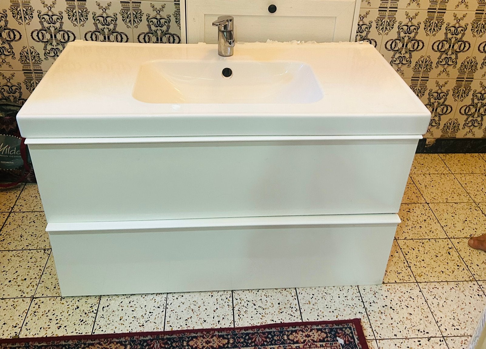 Lavabo avec meubles de salle de bain, Maison & Meubles, Enlèvement, Comme neuf