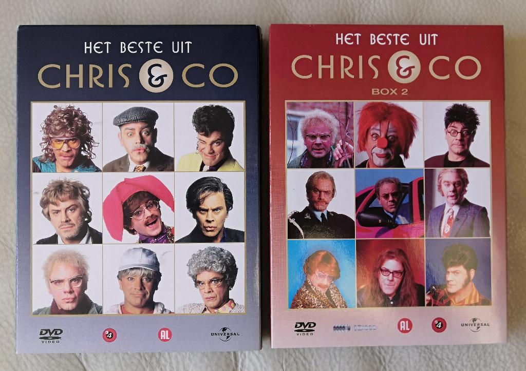 Het beste uit Chris & Co / DVD box 1  & DVD box 2  (8 DVD's), Cd's en Dvd's, Alle leeftijden, Ophalen of Verzenden, Zo goed als nieuw