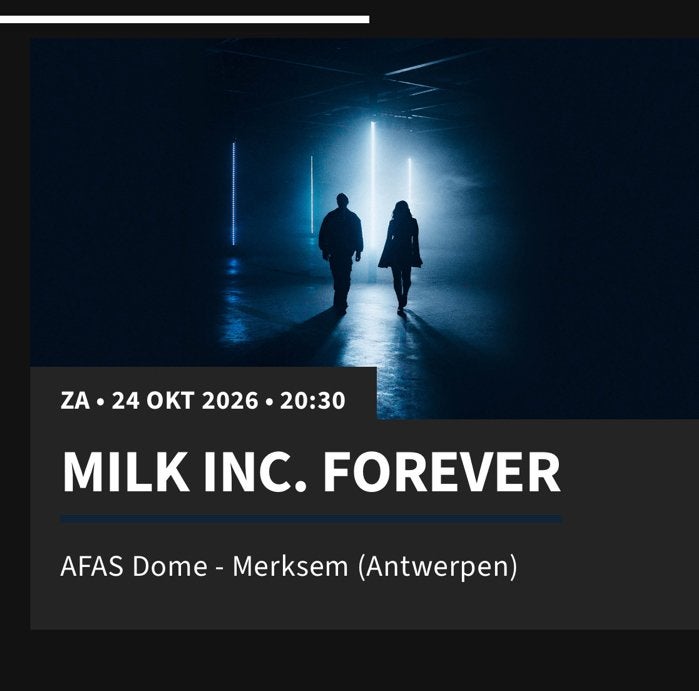 2 tickets milk inc TOP plaatsen!, Tickets en Kaartjes, Twee personen, Oktober