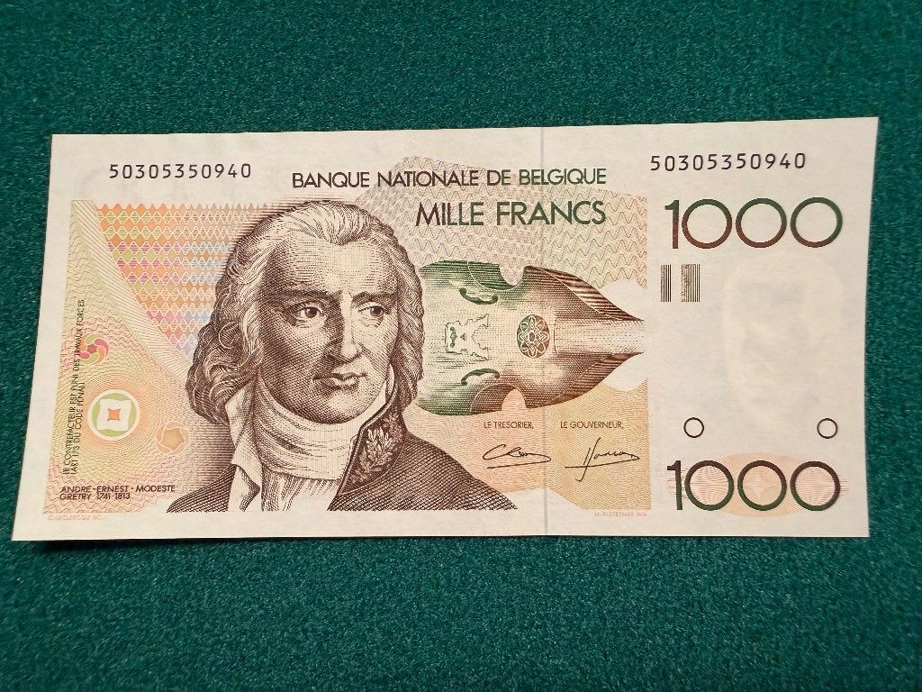 set van 3 Belgische bankbiljetten, Ophalen of Verzenden, Los biljet
