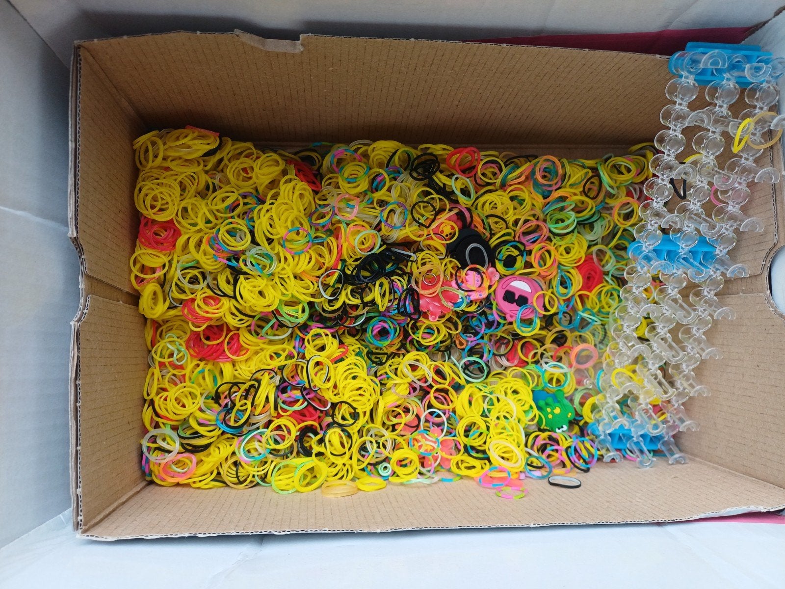 Loombandjes grote doos, Hobby en Vrije tijd, Ministeck, Ophalen
