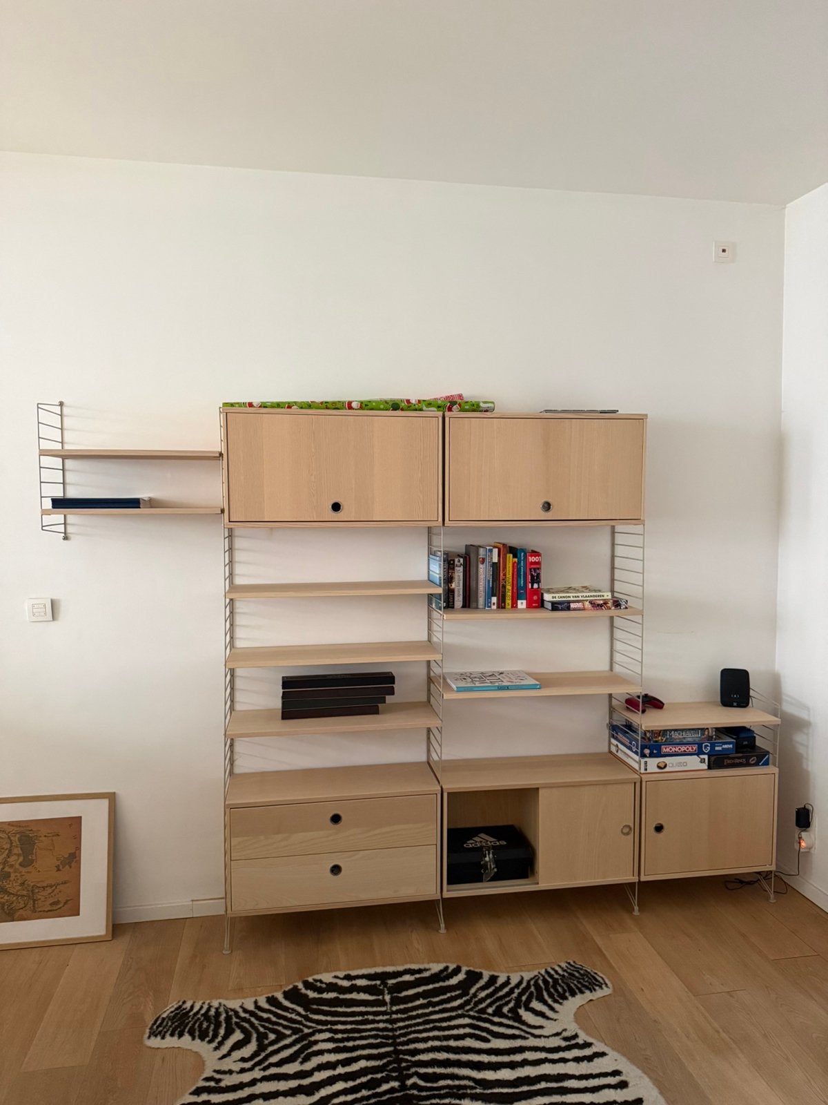 String furniture wandkast, Ophalen, 250 tot 300 cm, Eikenhout, Nieuw