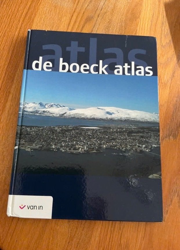 De boeck atlas, Boeken, Ophalen of Verzenden, Zo goed als nieuw, Van In