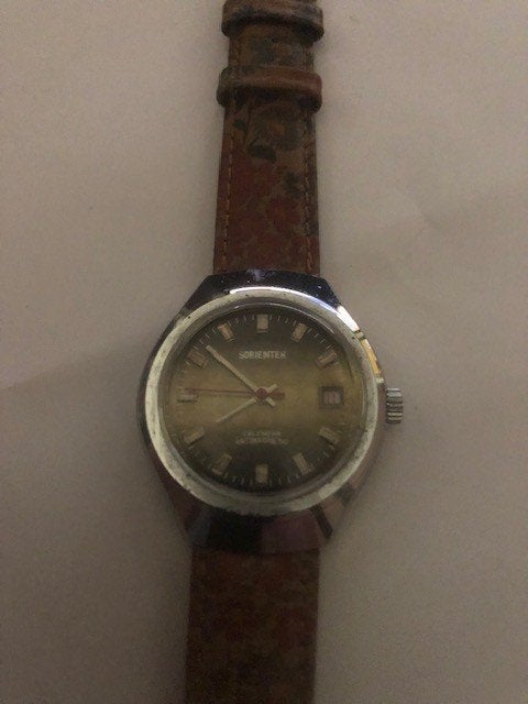 Montre Sorienter Calendar, Montre-bracelet, Autres marques, Enlèvement ou Envoi, Cuir