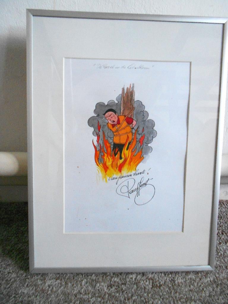 Suske en Wiske - De Parel in de Lotusbloem - orig tek Geerts, Boeken, Ophalen of Verzenden, Nieuw, Paul Geerts