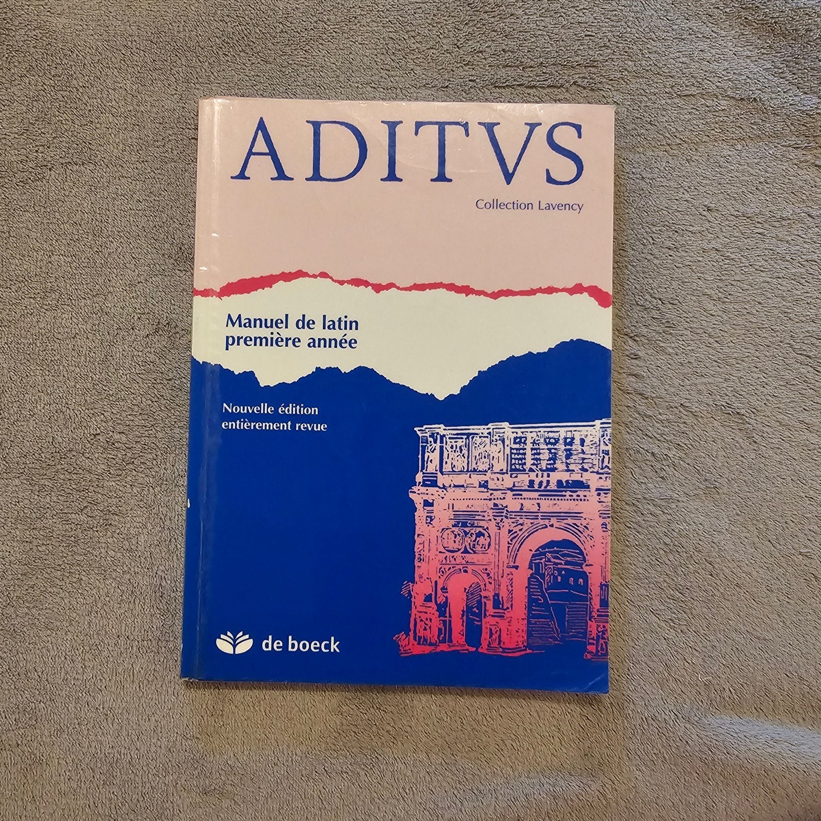 Aditus : Manuel de latin première année - VAN IN, Boeken, Schoolboeken, Ophalen, Marius Lavency, Zo goed als nieuw, Latijn