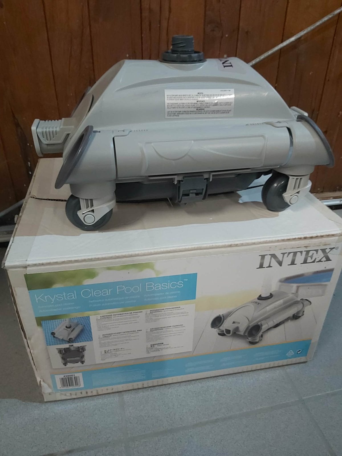 Robot Aspirateur Piscine Intex Automatique, Enlèvement, Comme neuf, Pompe