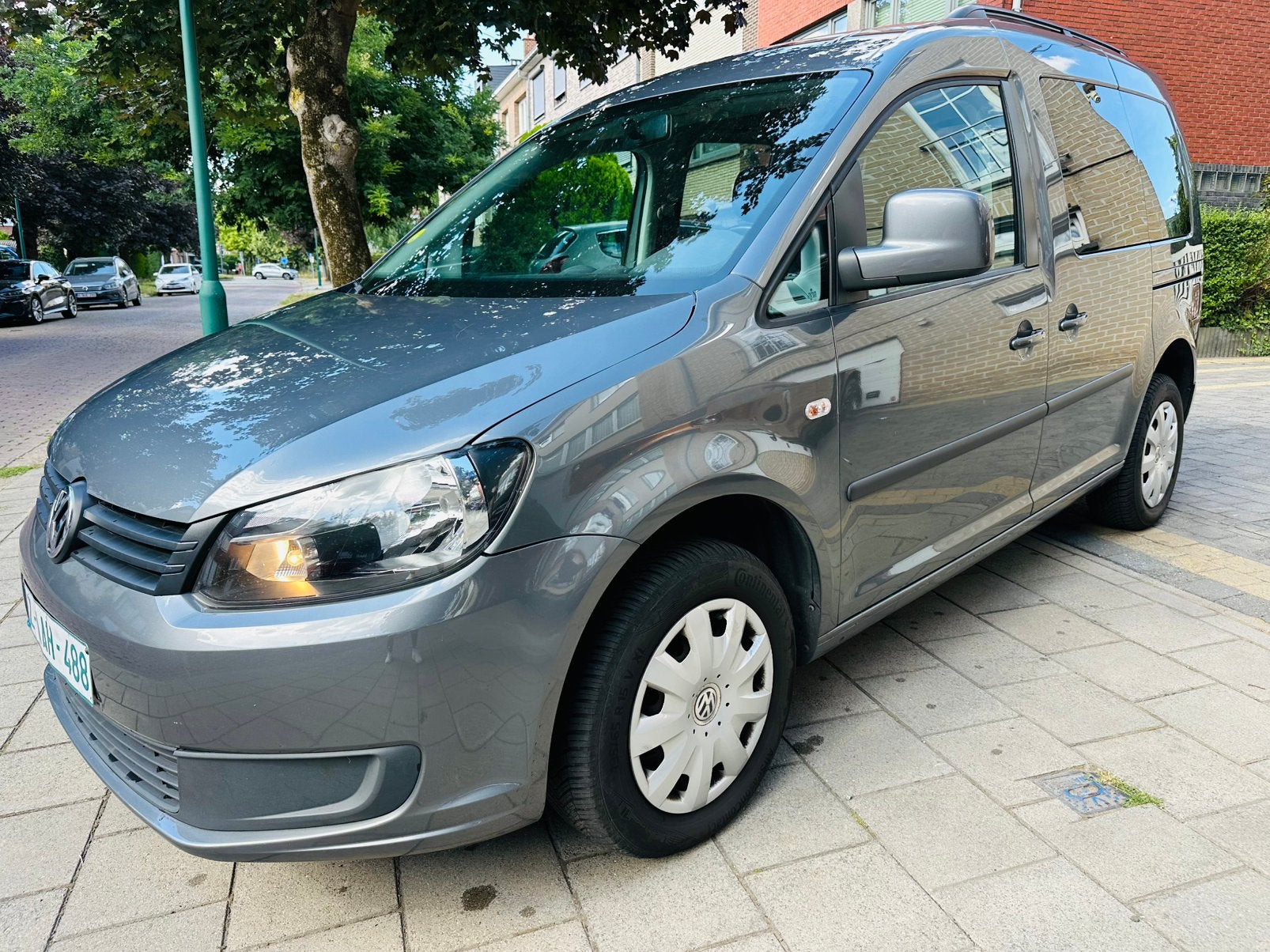 VW CADDY 1.6 CRTDI DSG AUTO. AIRCO  5 PLACES 2015 7500€, Carnet d'entretien, 5 portes, Automatique, Tissu